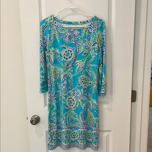 Like new Lilly Print Blue Dress